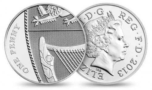 Royal Mint image of its 2013 Lucky Silver Penny