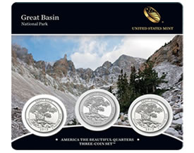US Mint Sales: Great Basin Quarters Sets Debut, Gold Coins Up
