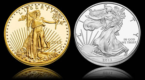 Numismatic Gold Eagle and Silver Eagle Coins