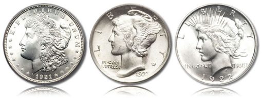 Older US Coins Featuring Lady Liberty Designs