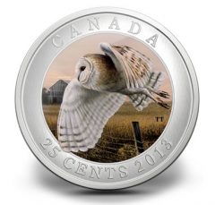 2013 Barn Owl Coin 12th in Birds of Canada Series