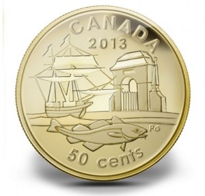 2013 300th Anniversary of Louisbourg Gold Coin