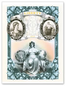 2013 Liberty Intaglio Print from Ideals in Allegory Series