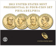 2013 Presidential $1 Four-Coin Sets from Denver and Philadelphia