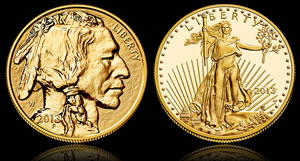2013 Reverse Proof Buffalo and 2013 Proof Gold Eagle