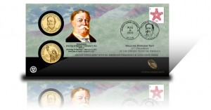 2013 William Howard Taft Presidential $1 Coin Cover