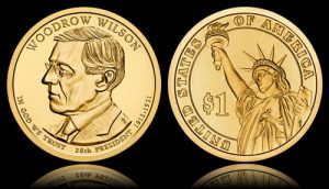 2013 Woodrow Wilson Presidential $1 Coin