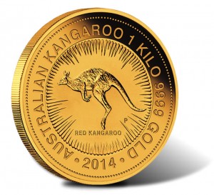 2014 Australian Kangaroo One Kilo Gold Bullion Coin