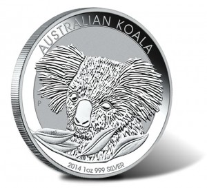 2014 Australian Koala One Ounce Silver Bullion Coin