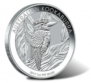 2014 Australian Kookaburra One Ounce Silver Bullion Coin