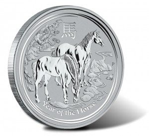 Australian 2014 Year of the Horse Silver Bullion Coin