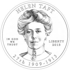 Helen Taft First Spouse Gold Coin - Obverse Design