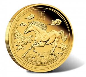 Australian Lunar 2014 Year of the Horse Gold Proof Coin