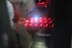 Laser Machine Imprinting Die Serial Numbers at Philadelphia Mint