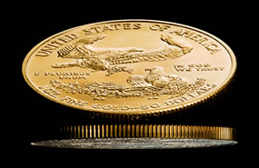 Two Gold Eagle Bullion Coins