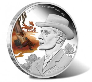 2013 A.B. Banjo Patterson 150th Anniversary 1 Ounce Silver Proof Coin