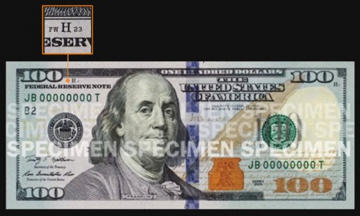 Fort Worth Designation on $100 Federal Reserve Note