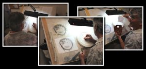 Sculpting of 2014 Baseball Commemorative Coins