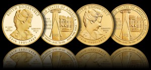 2013 Edith Roosevelt First Spouse Gold Coins