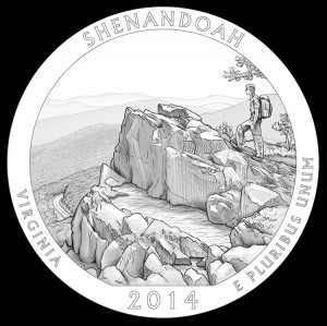 2014 Shenandoah National Park Quarter and Coin Design