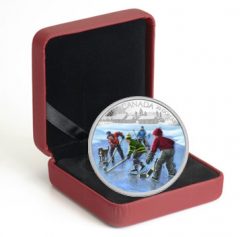 Case for 2014 Pond Hockey Silver Coin