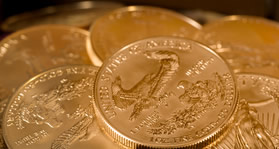 Chest of Gold Eagle Bullion Coins