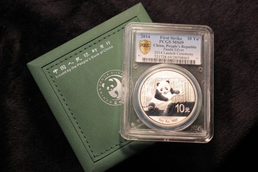 First 2014 Panda Silver Coin in PCGS Holder