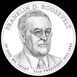 Franklin D. Roosevelt Presidential $1 Coin Design