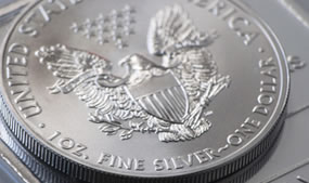 Silver Eagle Bullion Coin and Bar