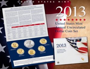 US Mint 2013 Annual Uncirculated Dollar Coin Set