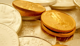US Mint Gold Eagles and Silver Eagles