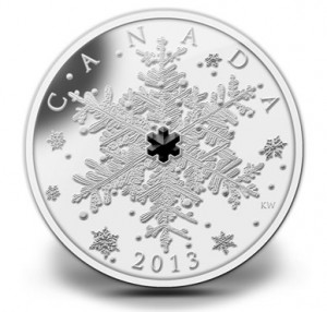 2013 $20 Winter Snowflake Fine Silver Coin