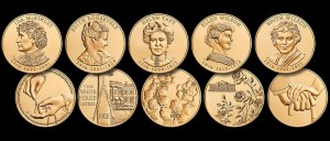 2013 First Spouse Bronze Five-Medal Set