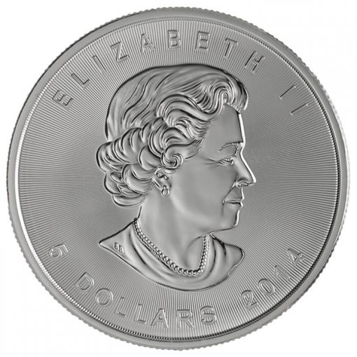 2014 $5 Silver Maple Leaf Bullion Coin - Obverse