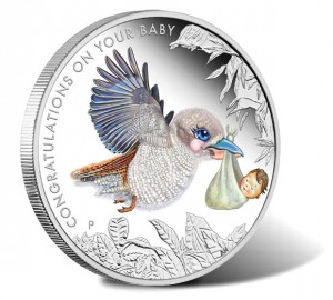 2014 Newborn Baby 1-2 oz Silver Proof Coin