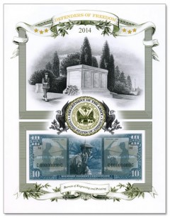 2014 Army Intaglio Print from Defenders of Freedom Series