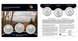 2014 Great Smoky Mountains Quarters Three-Coin Set 2014 Great Smoky Mountains Quarters Three-Coin Set