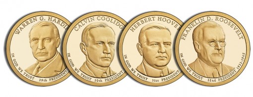 2014-S Proof Presidential $1 Coins