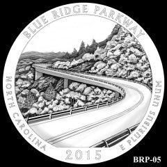 Blue Ridge Parkway Quarter and Coin Design Candidate BRP-05