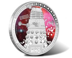 2014 Doctor Who Monsters Coin Depicts Dalek