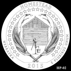 Homestead National Monument of America Quarter and Coin Design Candidate HP-02