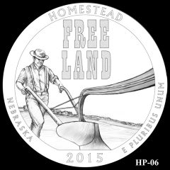 Homestead National Monument of America Quarter and Coin Design Candidate HP-06