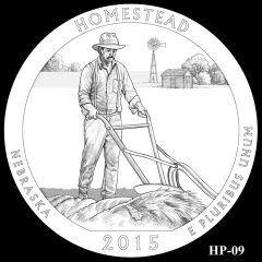 Homestead National Monument of America Quarter and Coin Design Candidate HP-09