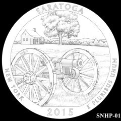 Saratoga National Historical Park Quarter and Coin Design Candidate SNHP-01