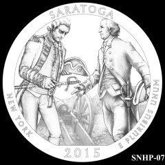 Saratoga National Historical Park Quarter and Coin Design Candidate SNHP-07