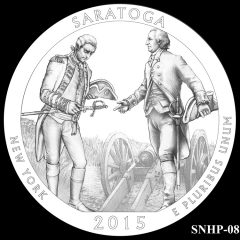 Saratoga National Historical Park Quarter and Coin Design Candidate SNHP-08