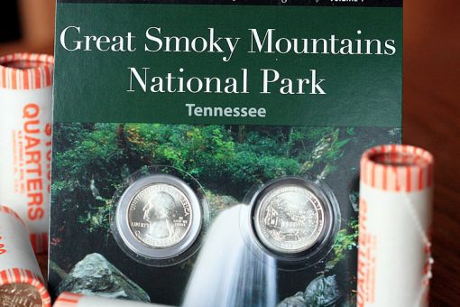 Set and Rolls of Great Smoky Mountains National Park Quarter