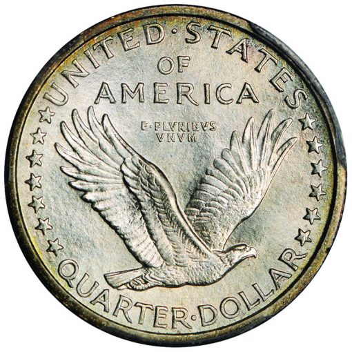 1916 Standing Liberty quarter - reverse