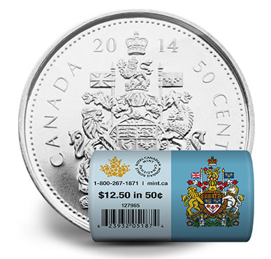 2014 50c Canadian Special Wrap Circulation Roll