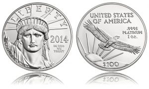 2014 American Platinum Eagle Sales Solid in Start, Gold Rises